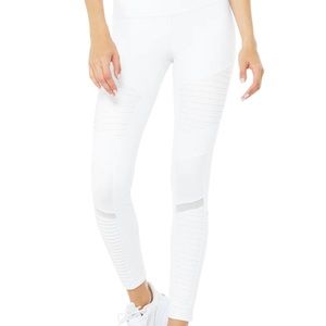 Alo 7/8 High-Waist Moto Legging - size small